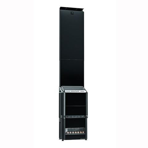 Saunum AIR 5 Sauna Heater - Air Series, 4.8kW Sauna Heater w/Climate Equalizer, Black