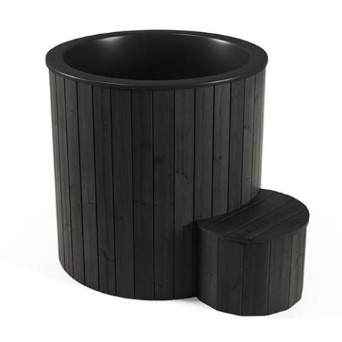 SaunaLife Model S1B 1-Person Cold/Hot Immersion Tub, Black