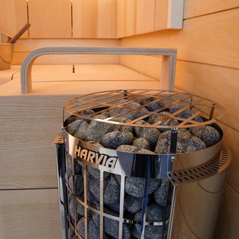 Harvia Cilindro PC80E - Cilindro Half Series 8kW Sauna Heater