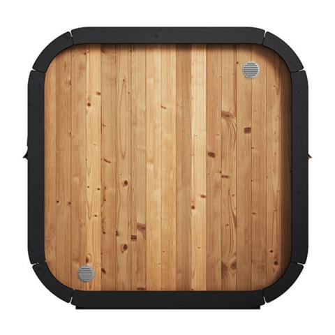 SaunaLife Model CL4G Cube-Series - 3 Person Sauna with glass front