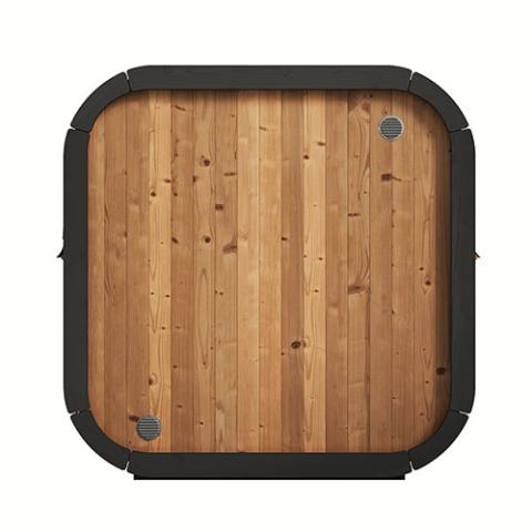 SaunaLife Model CL5G Cube-series - 4 Person Sauna with glass front