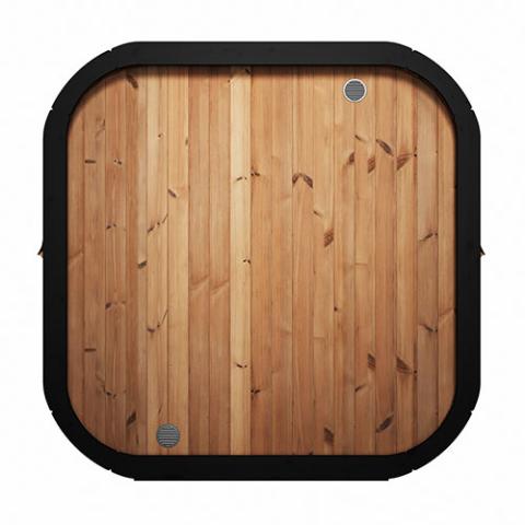 SaunaLife Model CL7G Cube-series 6-Person Sauna with Glass Front