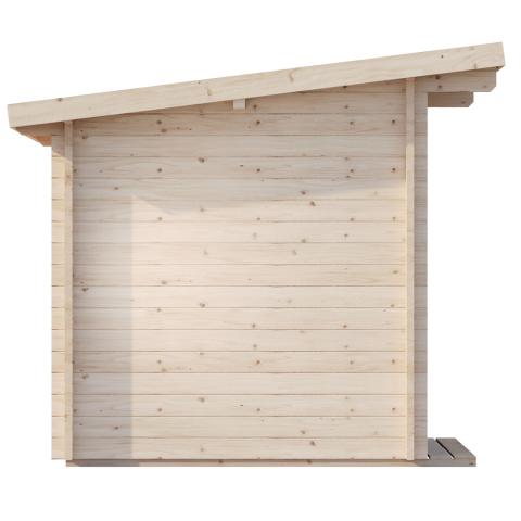 SaunaLife Garden-Series Model G4 Outdoor Home Sauna Kit - 6 person Sauna