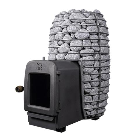 HUUM HIVE Heat 12 LS - HIVE Heat 12.0kW Wood-Fired Sauna Stove w/Firebox Extension
