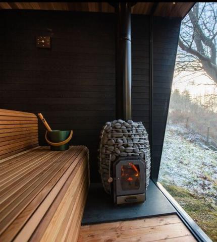 HUUM HIVE Wood 17 - HIVE Wood Series 17.0kW Wood-Fired Sauna Stove
