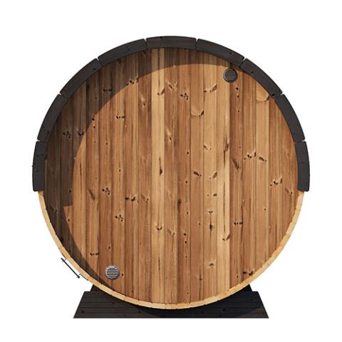 SaunaLife Ergo Elegance-series Model EE8G - 6 Person Sauna Barrel with glass front