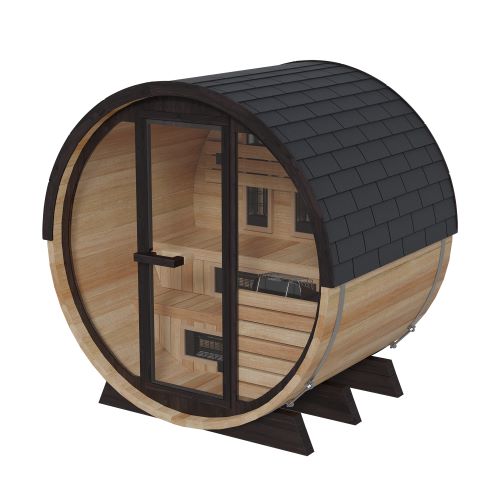 Finnmark Thermo-Aspen Combination Barrel Sauna FD-7 - 4 Person