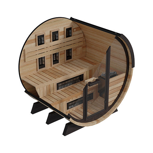 Finnmark Thermo-Aspen Combination Barrel Sauna FD-7 - 4 Person