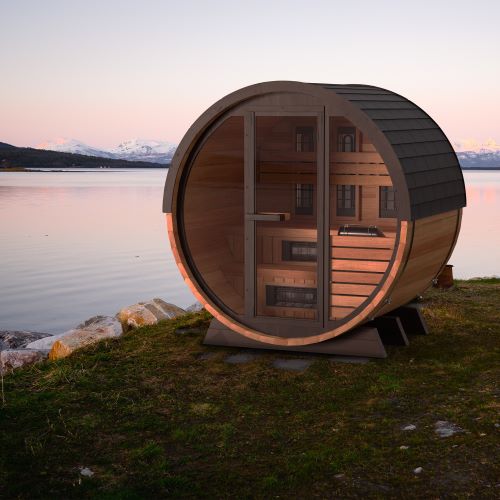 Finnmark Thermo-Aspen Combination Barrel Sauna FD-7 - 4 Person