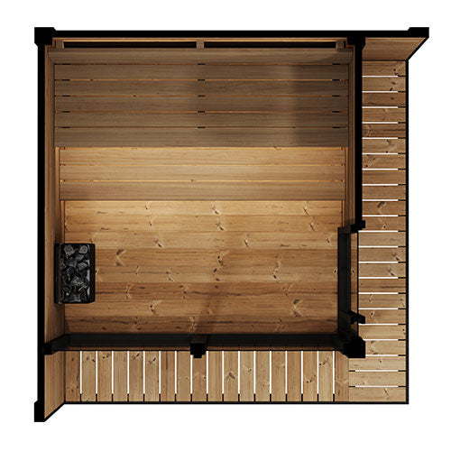 SaunaLife GL6 Outdoor Sauna Kit | 6 Person Sauna