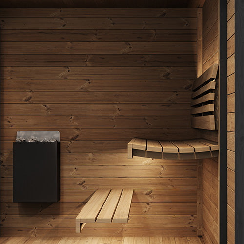 SaunaLife GL6 Outdoor Sauna Kit | 6 Person Sauna