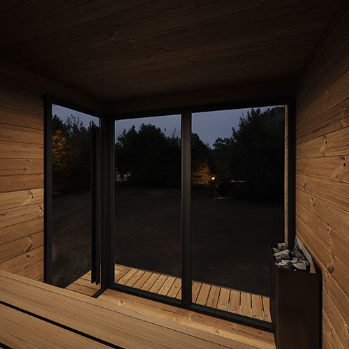 SaunaLife GL6 Outdoor Sauna Kit | 6 Person Sauna