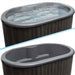 SaunaLife Model S2BC Package 2-Person Immersion Tub and Combination Water Chiller/Heater, Black