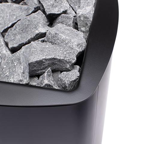 Narvi NC Black Wood-Burning Sauna Stove, Up to 17kW