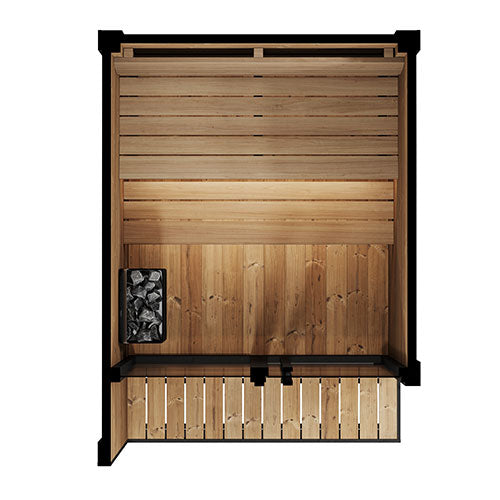 SaunaLife GL4 Outdoor Sauna Kit | 4 Person Sauna