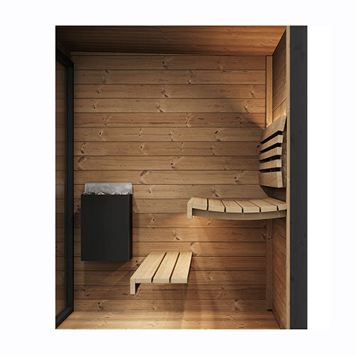 SaunaLife GL4 Outdoor Sauna Kit | 4 Person Sauna