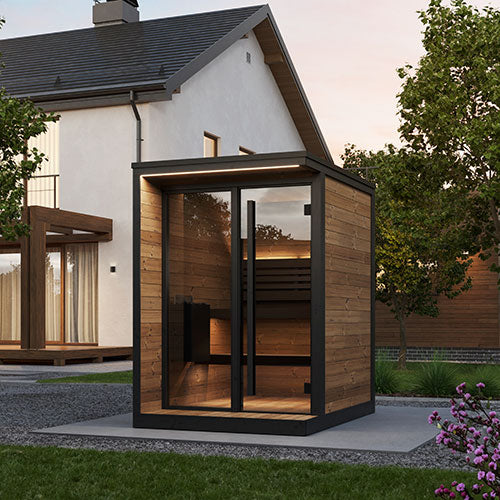 SaunaLife GL4 Outdoor Sauna Kit | 4 Person Sauna