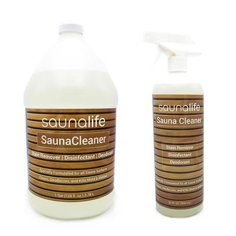 SaunaLife Sauna Cleaner, Sauna Wood Cleaner, Disinfectant, and Deodorizer